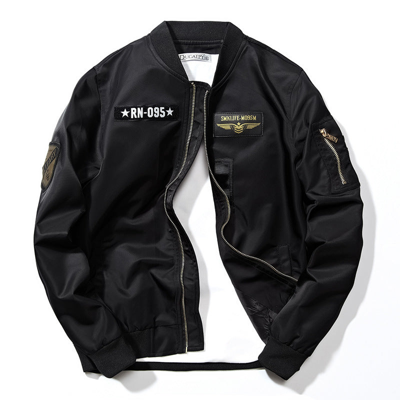 Couple's Baseball Jackets - Korean Style Flight Wear Pi-Mart