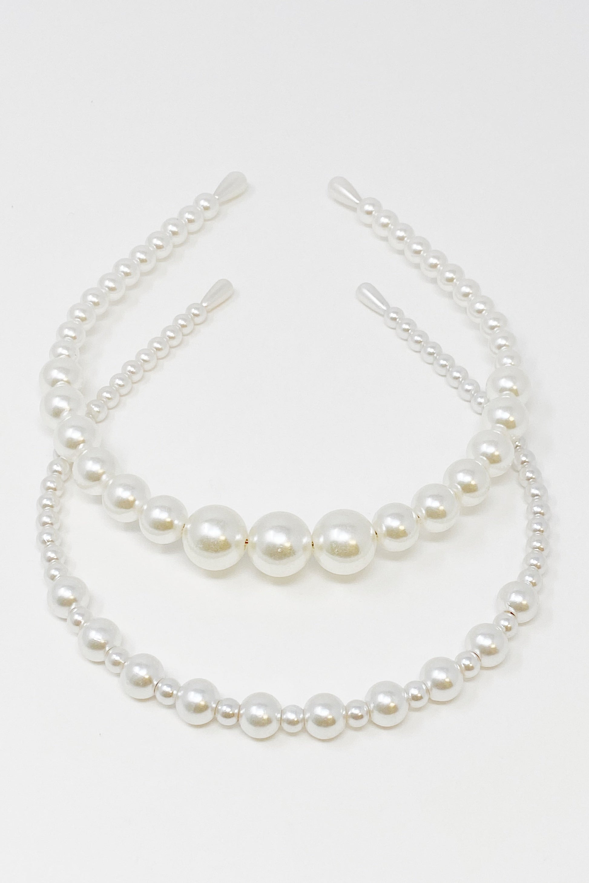 Pearl Bauble Headband Set LadyShow.Store