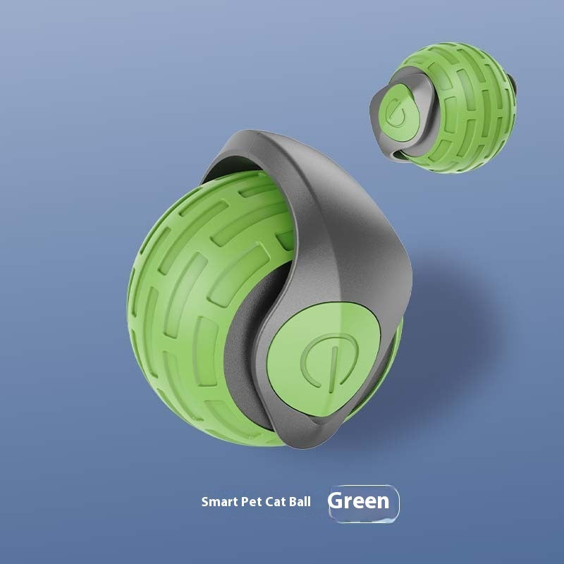 New Interactive Cat Toys Ball Auto Electric Rolling Ball Toys For Cat Kitty Pets Smart Automatic Teaser USB Rechargeable Cat Toy Pet Products Pets Fashion