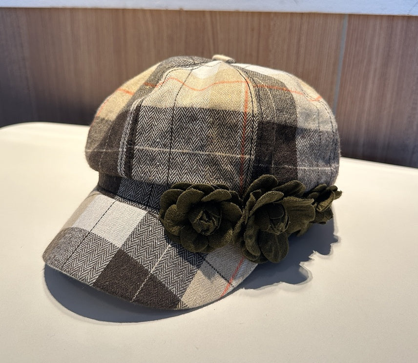 The Checkered Beret Keeps Warm In Autumn And Winter LadyShow.Store