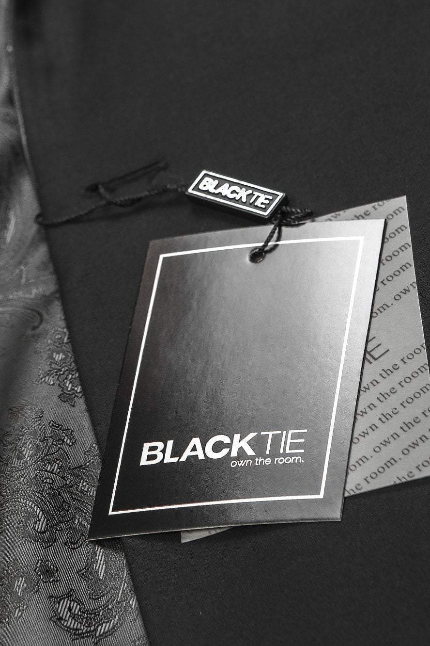 "Edge" Black Tuxedo Jacket Notch (Separates) LuxuryLifeWay Online Store