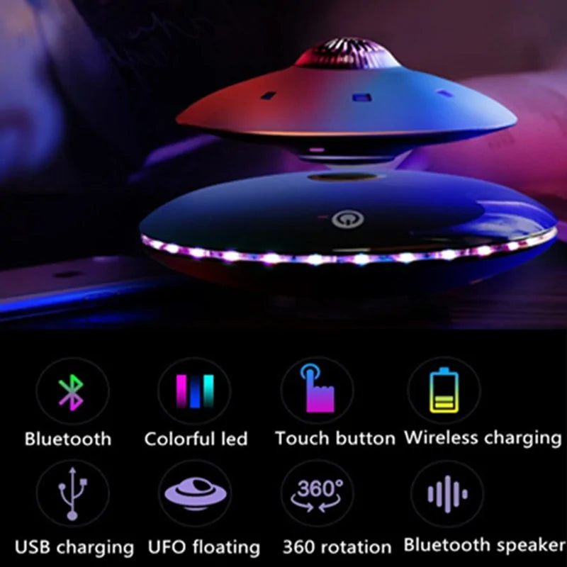 Levitating UFO Speaker LED Lamp