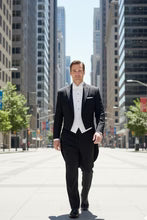 "Edward" Black Tuxedo Tailcoat LuxuryLifeWay Online Store