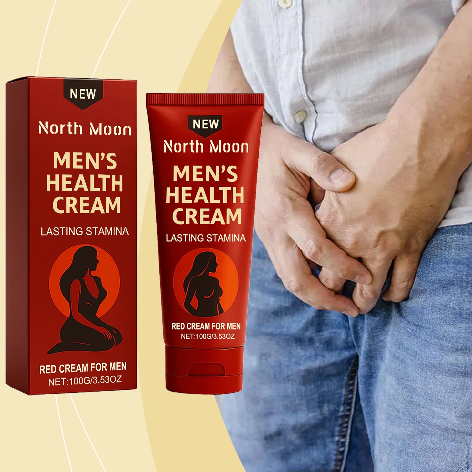 North Moon Men's Care Cream Tri Light Beauty