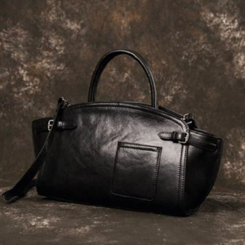 Leather Women's Casual Zip Crossbody Bag LadyShow.Store