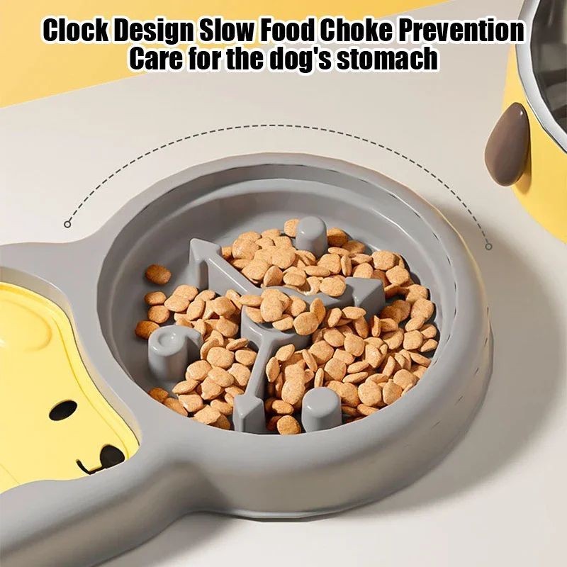 Pet Feeder Bowls Pet Feeder Water Bottle Set Pet Feeding Bowls And Drinkers 15-Degree Tilt Design Protect Cats Dogd Neck Pets Fashion