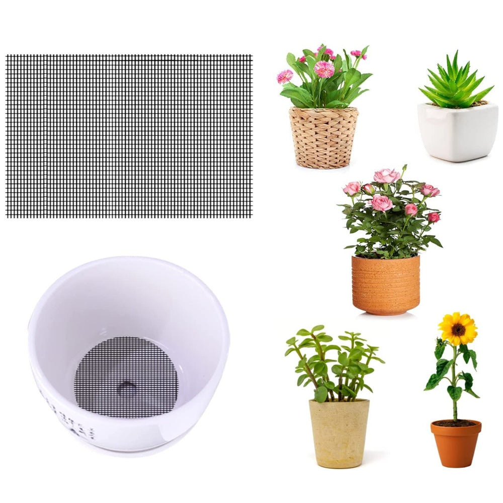 Flower Pot Bottom Gauze Pad Rectangular SucculentMesh Plate