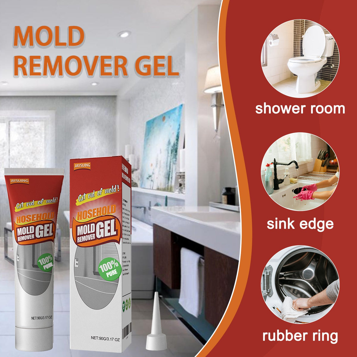Toilet And Kitchen Mildew Removing Gel Mildew Removing Gel Tri Light Beauty