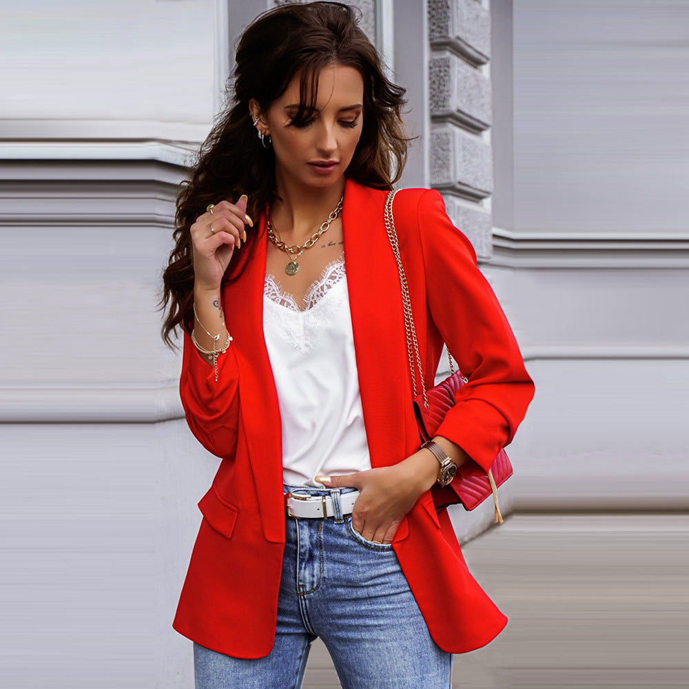 Elegant Blazer For Women Loose Blazer Jackets NorixaFashion.com