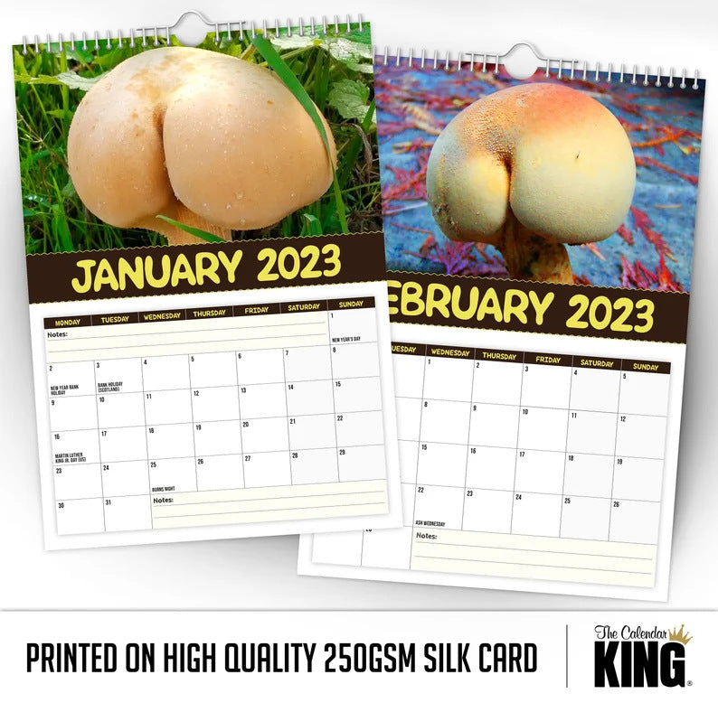 2024 New Cross-border Calendar Great Mushroom Calendar