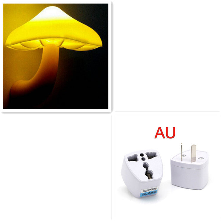 Mushroom Wall Socket Lamp PearlNestDecor.com