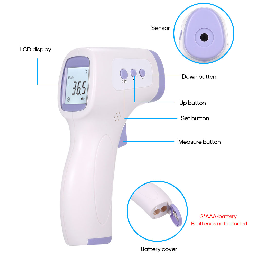 Infrared Non-Contact Forehead Thermometer For Kids Pi-Mart