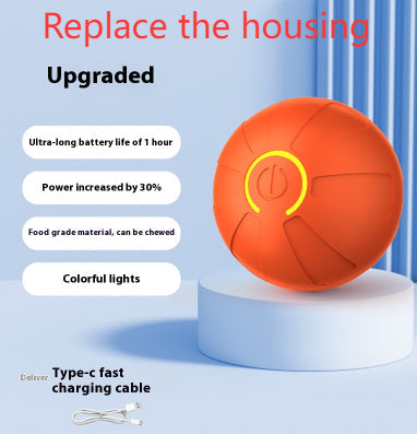 Pets Electric Jumping Ball Automatic Dog-teasing Luminous Pet Products Pets Dogs Training Products Ball Toys For Dogs Resistance Pets Fashion