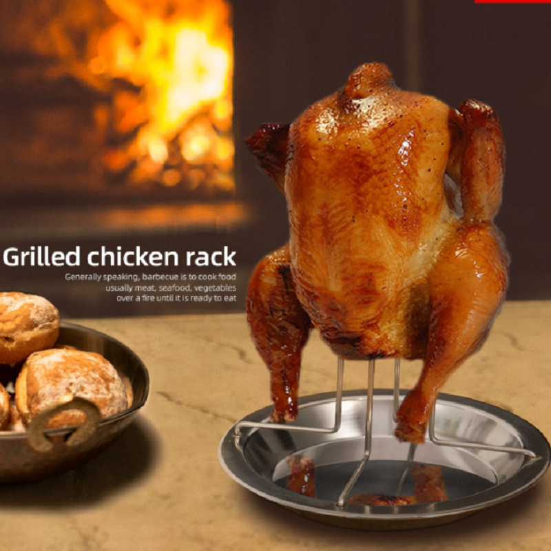 Non-Stick Carbon Steel  Chicken Roasting Pan Pi-Mart