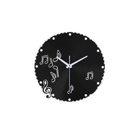Modern Simple And Fashionable Notes Creative Wall Clock PearlNestDecor.com