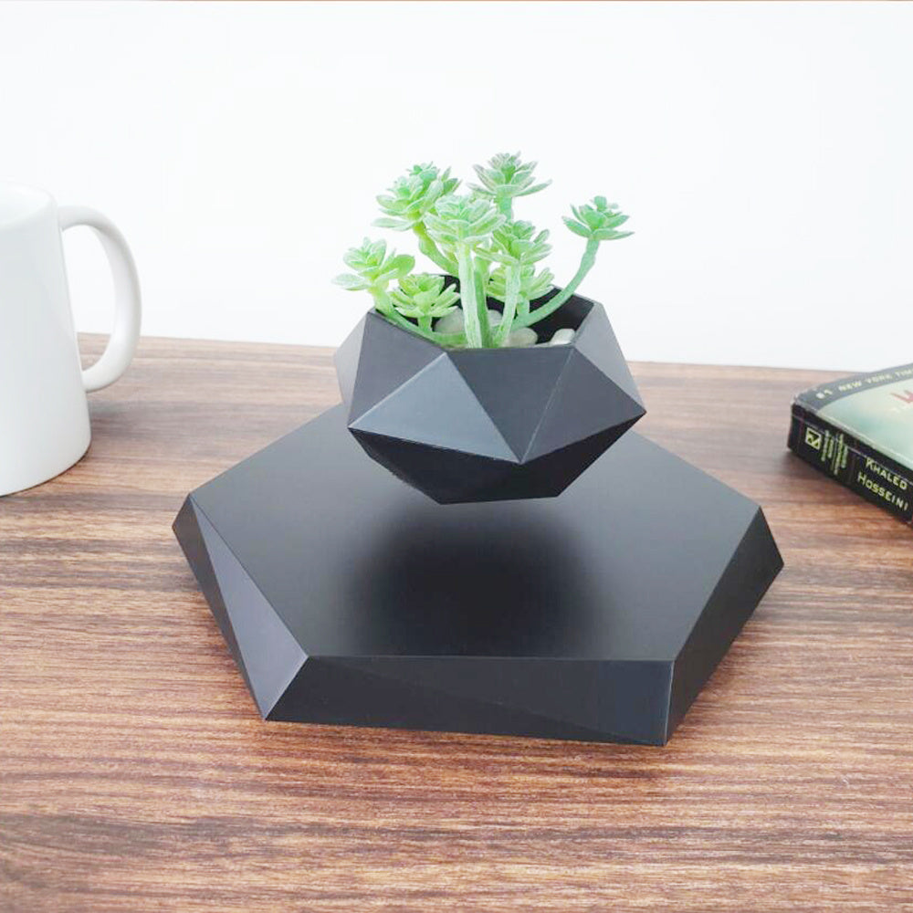 Levitating Magnetic Flower Pot PearlNestDecor.com