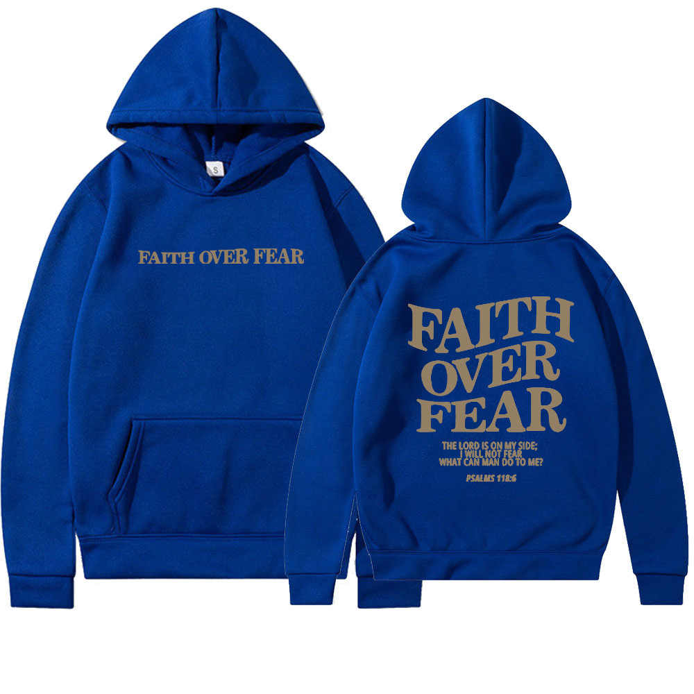 Faith Over Fear Hoodie LadyShow.Store