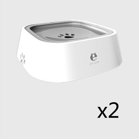 1.5L Cat Dog Water Bowl Carried Floating Bowl Anti-Overflow Slow Water Feeder Dispenser Pet Fountain ABS&PP Dog Supplies Pets Fashion