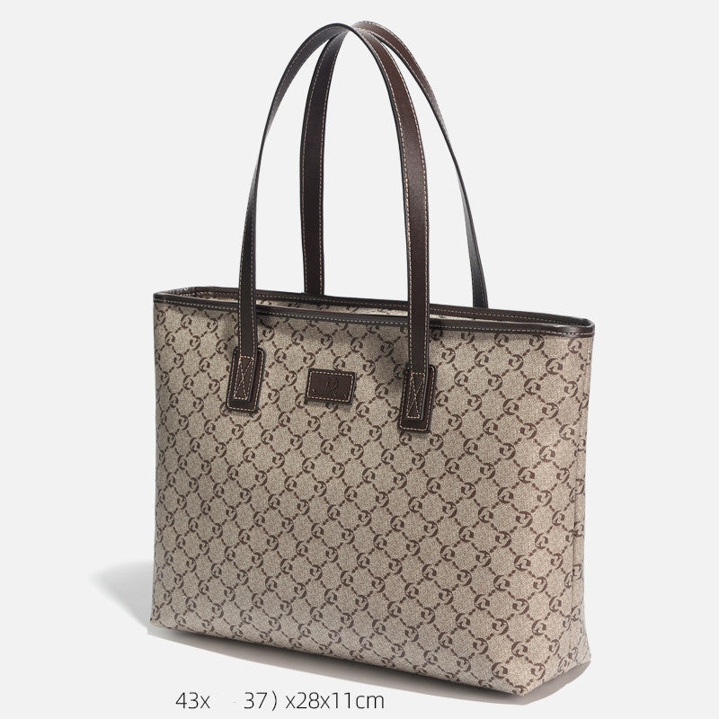 Women's Large Capacity Genuine Leather Tote Bag LadyShow.Store