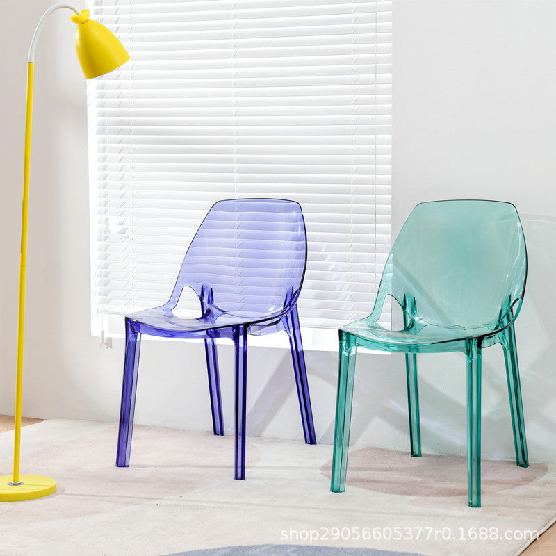 Fashionable Nordic Acrylic Crystal Makeup Chair LadyShow.Store