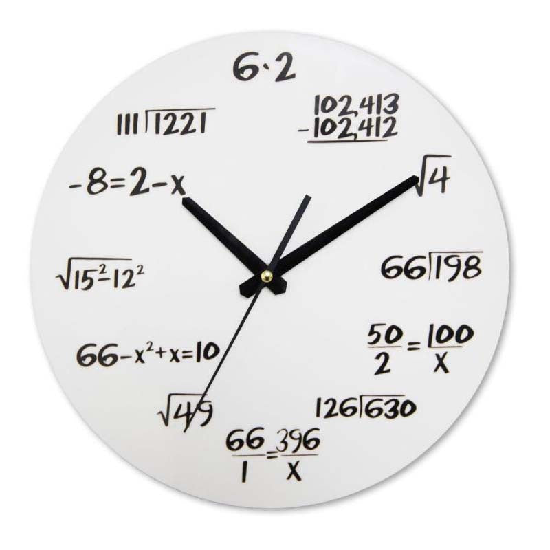 Creative Bully Formula Wall Clock PearlNestDecor.com
