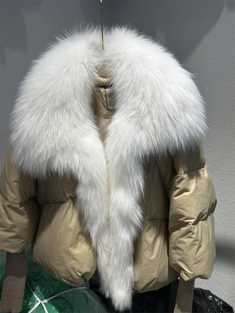 White Duck Down Jacket Niche Design Women's Clothing Best YouTube Store