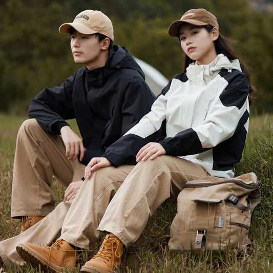 Single Layer Shell Jacket Windproof Waterproof Jacket CJD