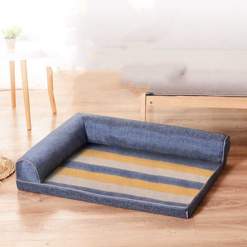 Removable And Washable Cushions Scratch-resistant Linen Dog Sofa Bed Pets Fashion