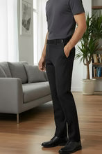 "Ethan" Black Super 150's Luxury Viscose Blend Suit Pants LuxuryLifeWay Online Store