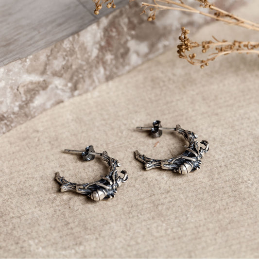 S925 Sterling Silver Stud Earrings LadyShow.Store
