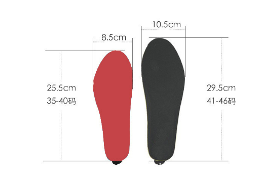 Smart Heated Insoles with Mobile Control Pi-Mart