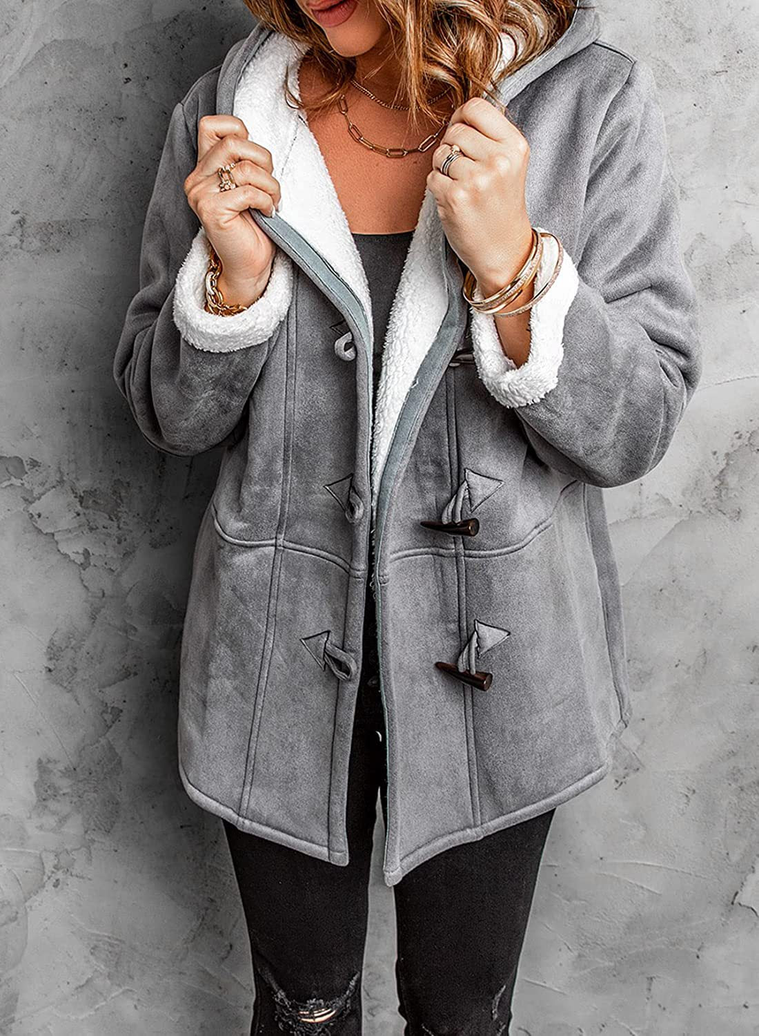 Women's Mid-length Windbreaker Coat Coat Warm Top LadyShow.Store