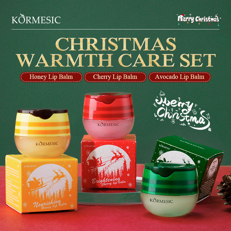 KORMESIC Christmas Moisturising Avocado Lip Balm For Foreign Trade 5.5g Tri Light Beauty