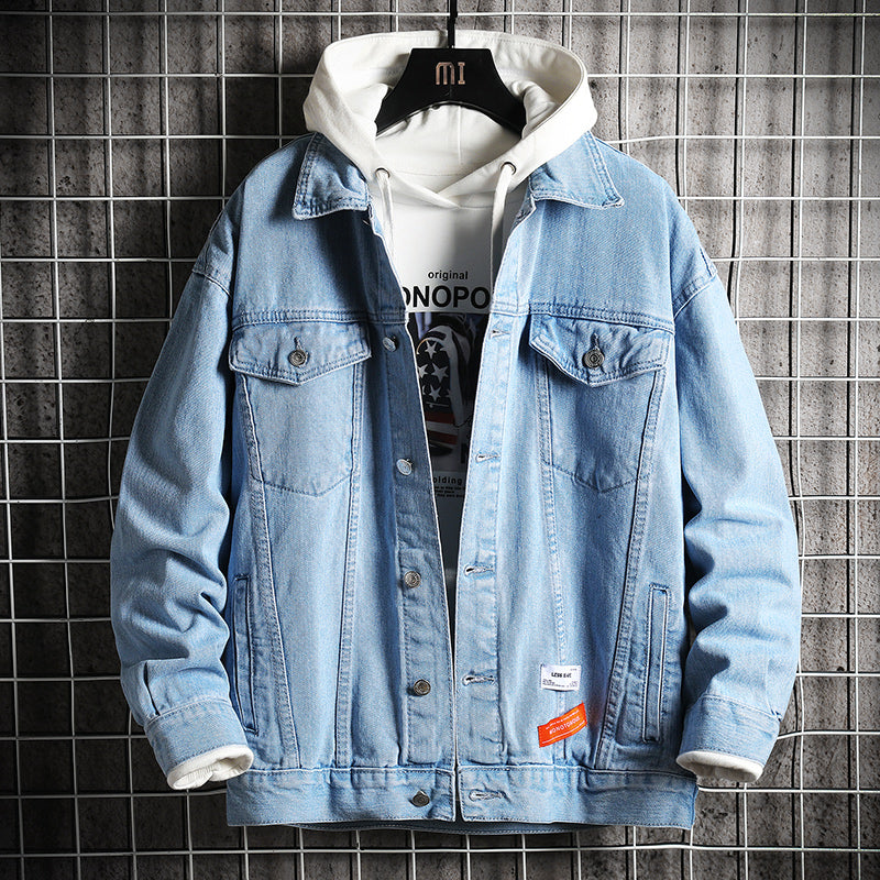Men's Casual Denim Jacket Pi-Mart