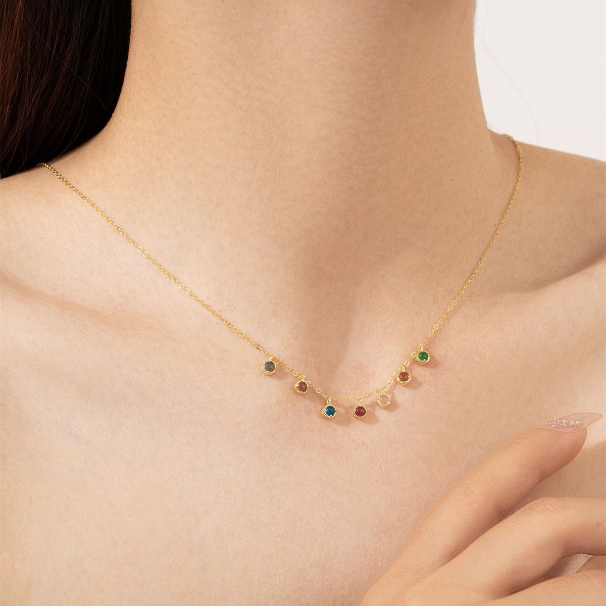 S925 Sterling Silver Necklace Women's Diamond LadyShow.Store