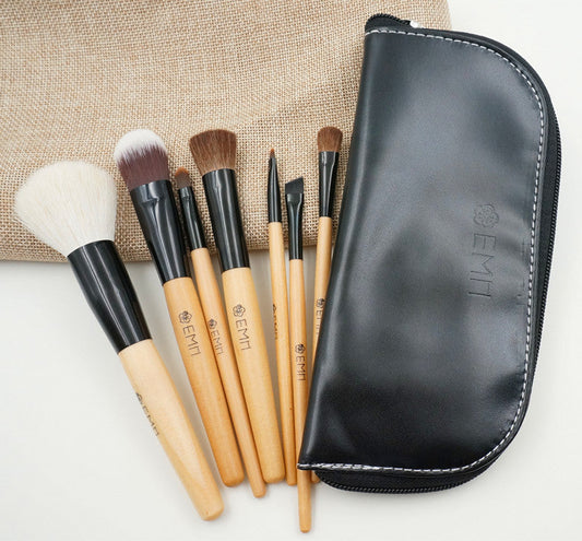Makeup Brush Set with Pouch and Tools LadyShow.Store