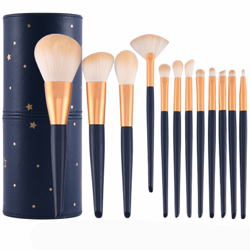 12-Piece Makeup Brush Set with Makeup Holder LadyShow.Store