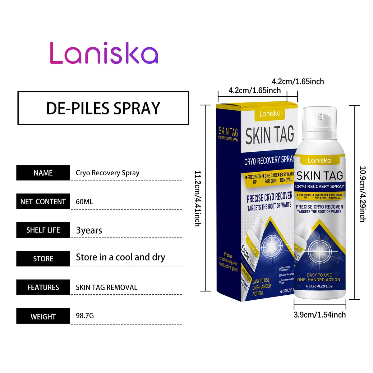 Skin Purifying And Rejuvenating Spray 60ml Box Tri Light Beauty