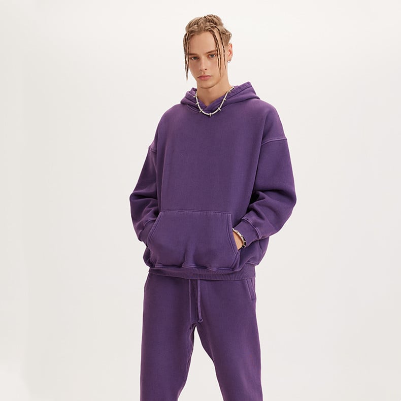 Padded Hooded Sweatshirt for Autumn and Winter Pi-Mart