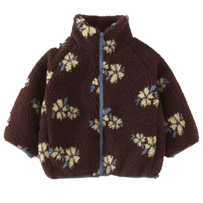 Girl Thickened Fleece Jacket For Kids LadyShow.Store