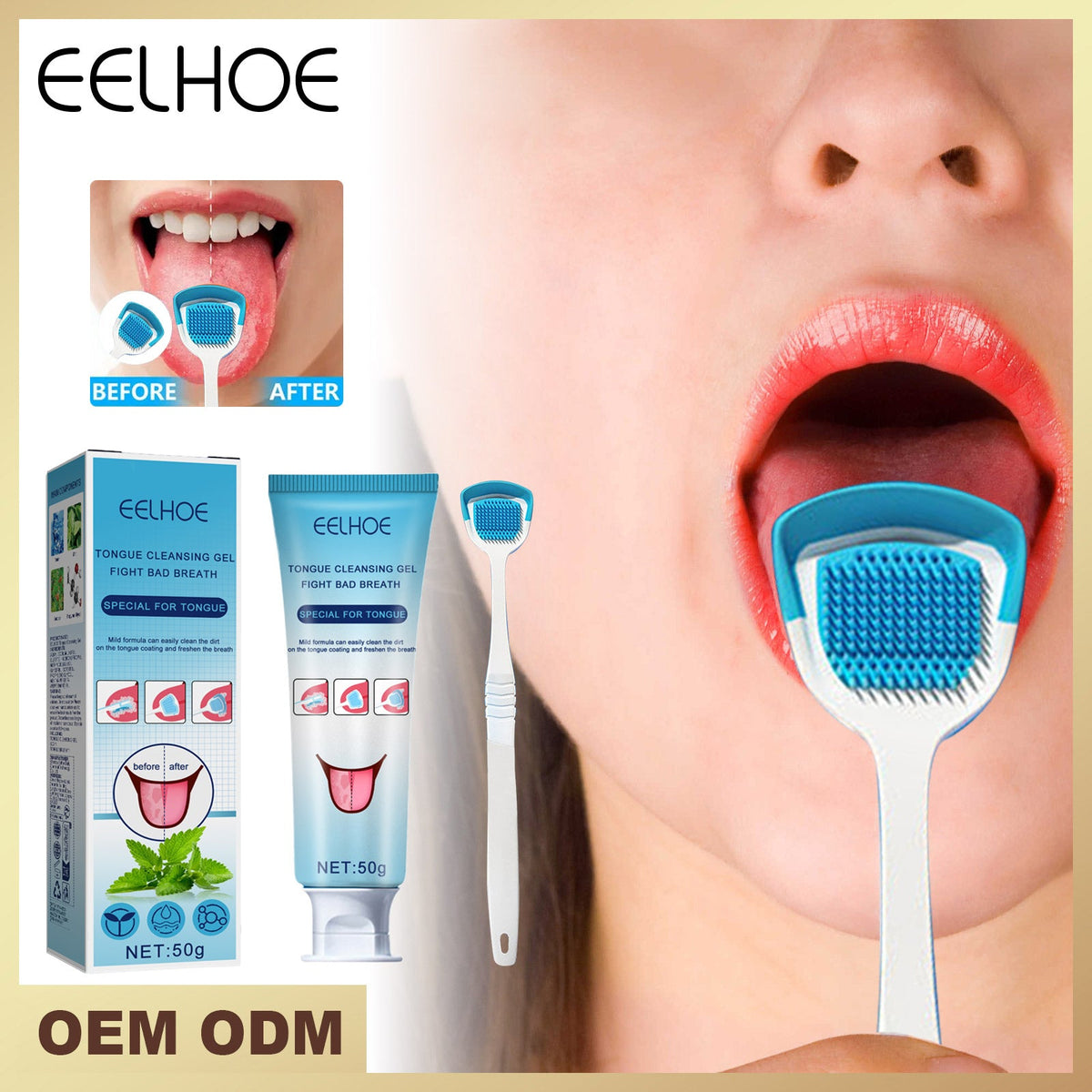 Oral Cleansing Gel 50g-box Tri Light Beauty