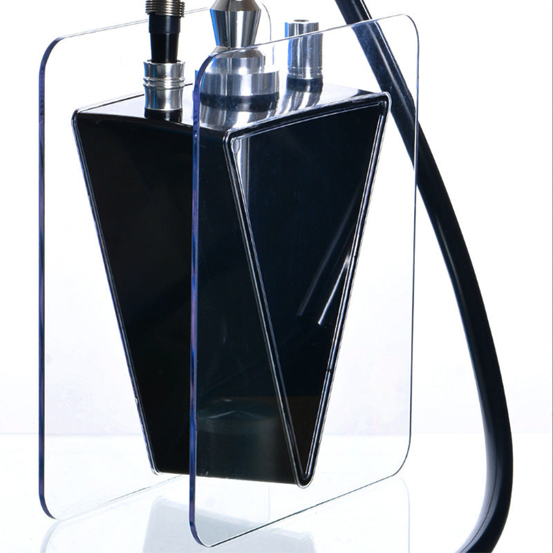 Acrylic Inverted Triangle Hookah Suit Plastic Kettle PearlNestDecor.com