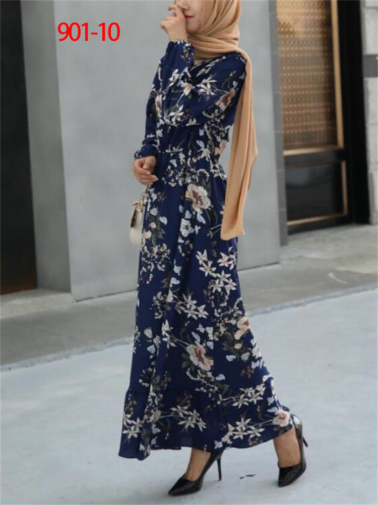 Women's Figure-flattering Floral A-line Skirt LadyShow.Store