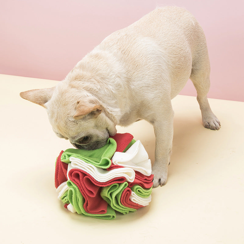 Dog Sniffing Training Blanket Snuffle Ball Mat Detachable Pads Puzzle Toy Pet Supplies For Dogs Cats Pets Fashion