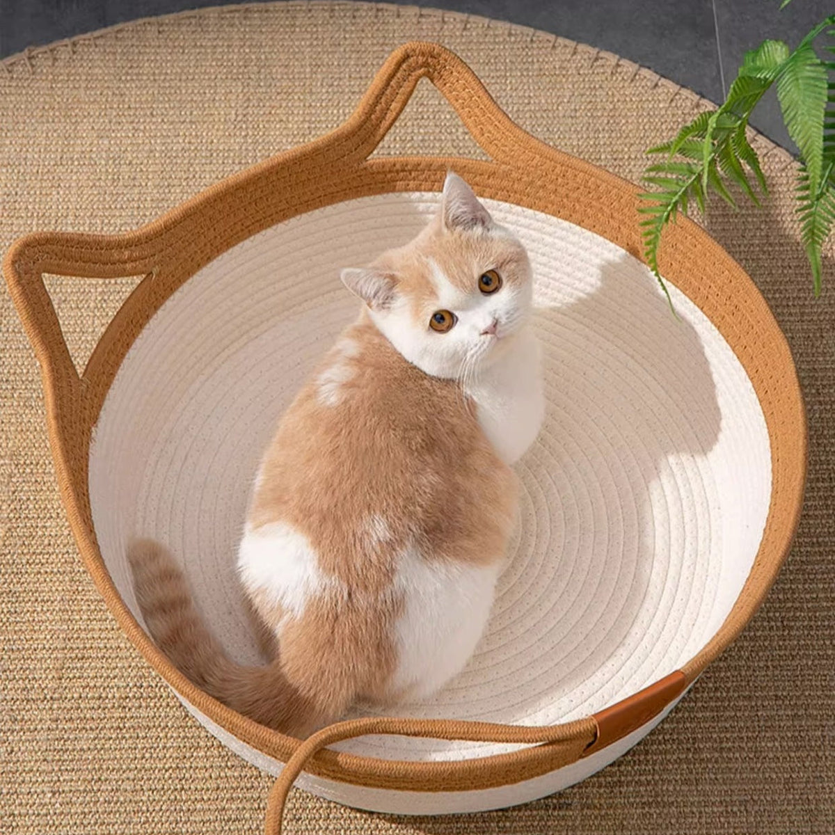Coarse Linen Rattan Woven Four Seasons Universal Summer Cat Nest Pets Fashion