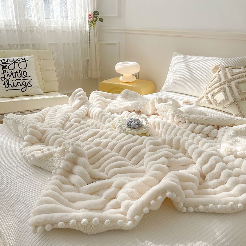 Dehaired Angora Blanket PearlNestDecor.com