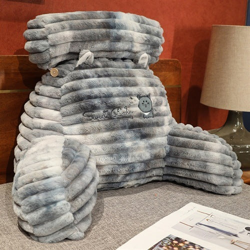 Colorful Tie-dyed Cartoon Lumbar Support Pillow Office Lumbar Support Pillow Neck