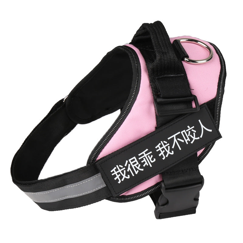 Personalized Dog Harness No Pull Reflective Breathable Adjustable Pet Harness For Small Large Dog Harness Vest With Custom Pets Fashion