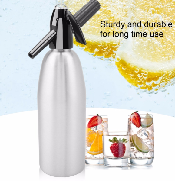 Aluminum Soda Maker with Bubble Water Bottle LadyShow.Store