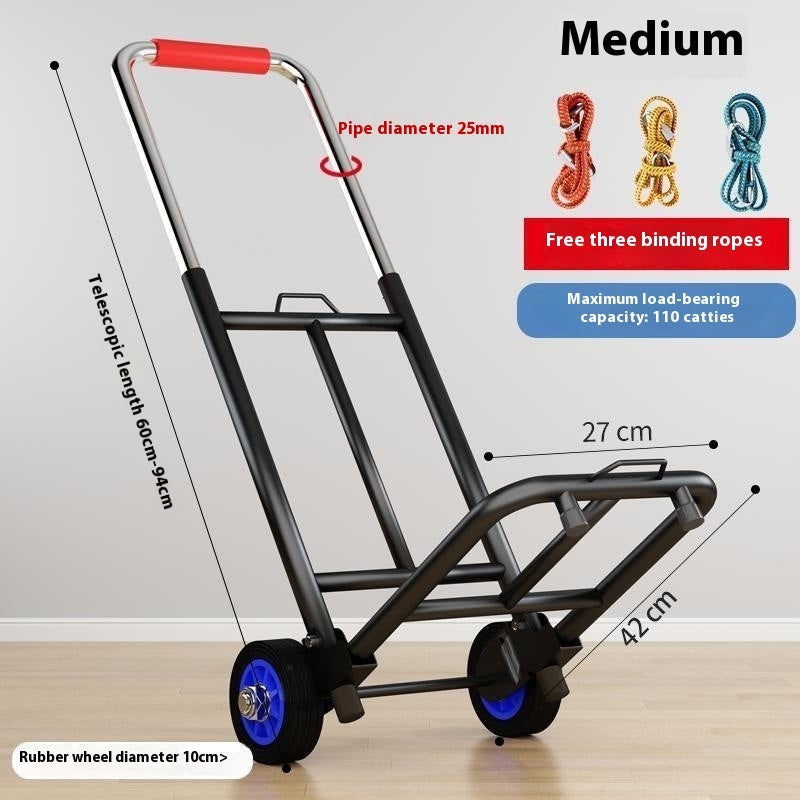 Hand Buggy Foldable And Portable Luggage Shopping Shopping Shopping Shopping Load Best YouTube Store